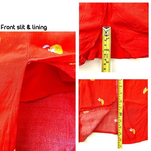 Astr The Label Adjustable Straps Brigette Dress In Atomic Orange Print - Picture 11 of 12